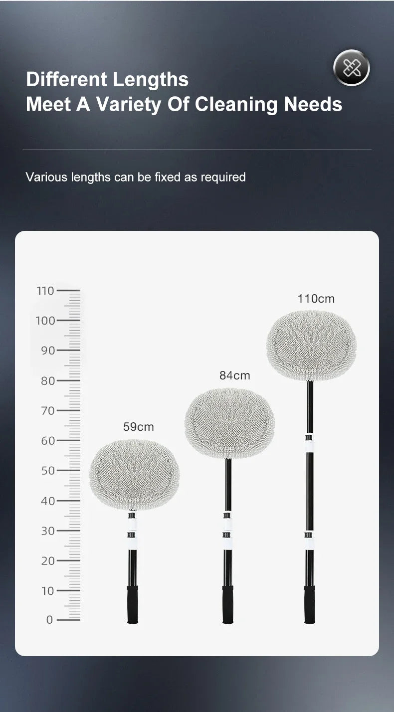 Car Wash Brush Car Cleaning Brush Telescoping Long Handle