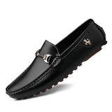 Men's Leather Shoes Drving Shoes Soft Comfortable Slip on Office Man Formal Shoes