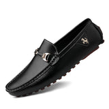 Men's Leather Shoes Drving Shoes Soft Comfortable Slip on Office Man Formal Shoes