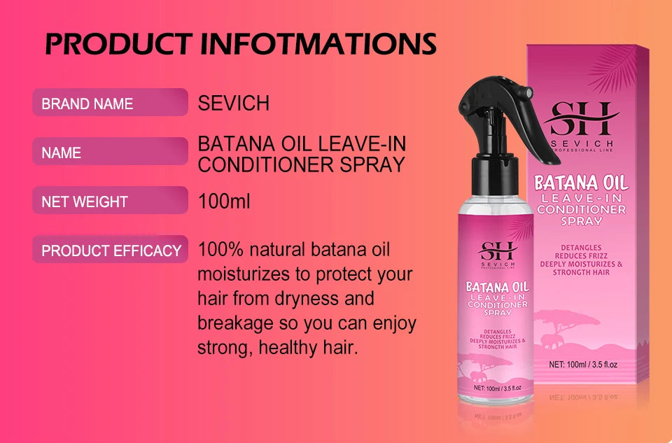 Hair Growth Set Batana Oil Fast Hair Growing Spray