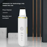 Ultrasonic skin scrubber facial ion cleaning vibrating