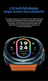 LAXASFIT Watch 7 Ultra Smartwatch Bluetooth Talk HD AMOLED Screen Fitness Tracker Health Monitoring Smartwatch for Android IOS