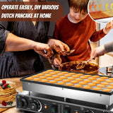 Electric Muffin Maker Timer Stainless Steel Non-Stick Pancakes