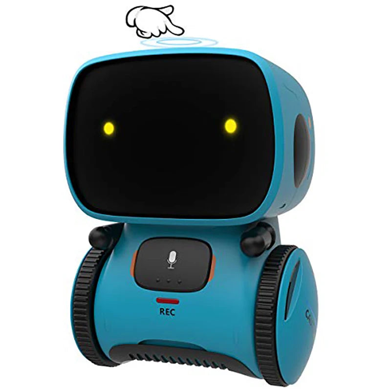 Emo Robot Smart Robots Dance Voice Command Sensor, Singing, Dancing, Repeating Robot Toy for Kids Boys and Girls Talkking Robots