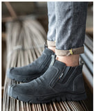 Steel Toe Cap Working Boots Anti-Puncture Work Shoe for ManIndestructible Work Shoes Outdoor Work Shoes Safety Boots for Men