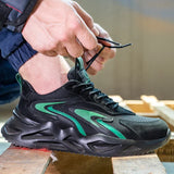 New 2023 Fashion Lightweight Security Protective Safety Wrok Shoes For Men Anti-smashing Sneakers Breathable Male Footwear