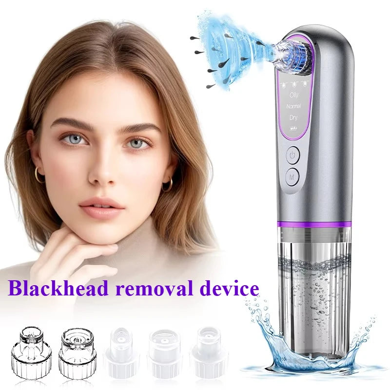 Electric Facial Vacuum Cleaner Professional 6 Suction Heads