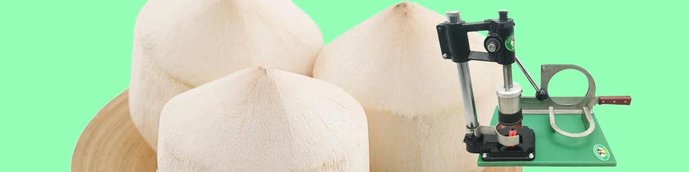 Manual Coconut Opener Machine, Commercial Desktop Stainless Steel