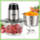 Electric Food Processor with Meat Grinder & Vegetable Chopper