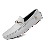Men's Leather Shoes Drving Shoes Soft Comfortable Slip on Office Man Formal Shoes