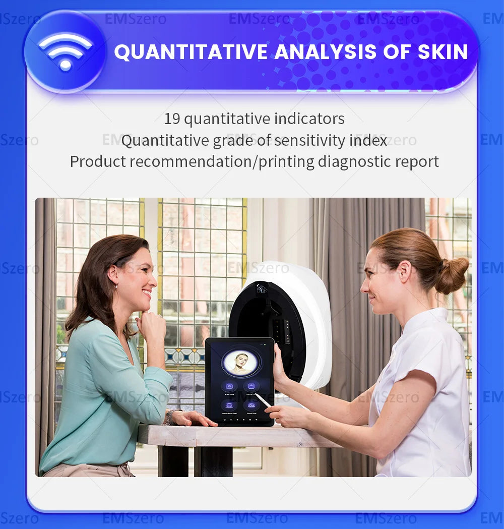 AISIA Q1 3D AI Facial Skin Analyzer 9 Spectrum 36MP