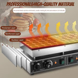 Electric Muffin Maker Timer Stainless Steel Non-Stick Pancakes