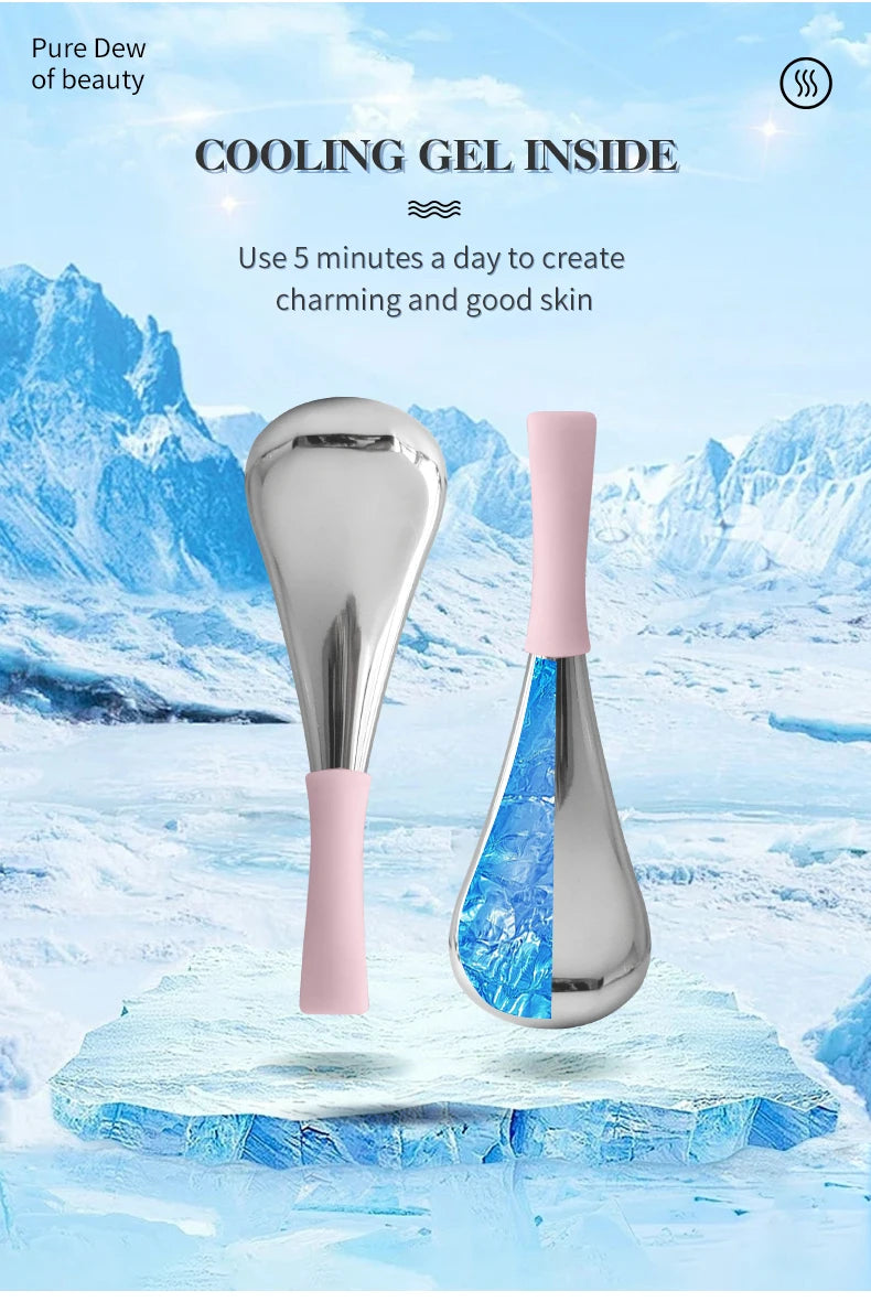 Mini 2Pcs Facial Cryo Sticks Skin Care Ice Globes