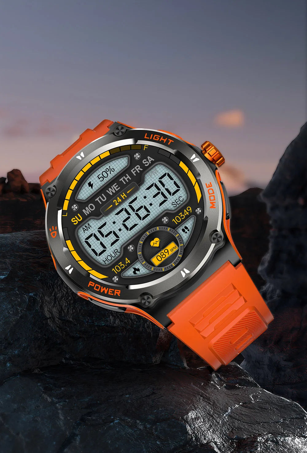 2024 Men's Smart Watch Compass  Sports 3ATM Waterproof Smartwatch Health Monitoring Bluetooth Call  500 Mah Smart Watche