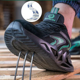 New 2023 Fashion Lightweight Security Protective Safety Wrok Shoes For Men Anti-smashing Sneakers Breathable Male Footwear