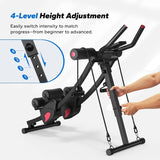 Ab Machine, Adjustable Ab Trainer Machine, AB Workout Equipment for