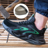 New 2023 Fashion Lightweight Security Protective Safety Wrok Shoes For Men Anti-smashing Sneakers Breathable Male Footwear