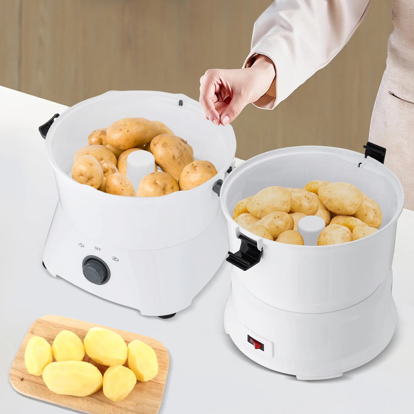Automatic Peeler Spinner for Kitchens Restaurant Fast Food Shops