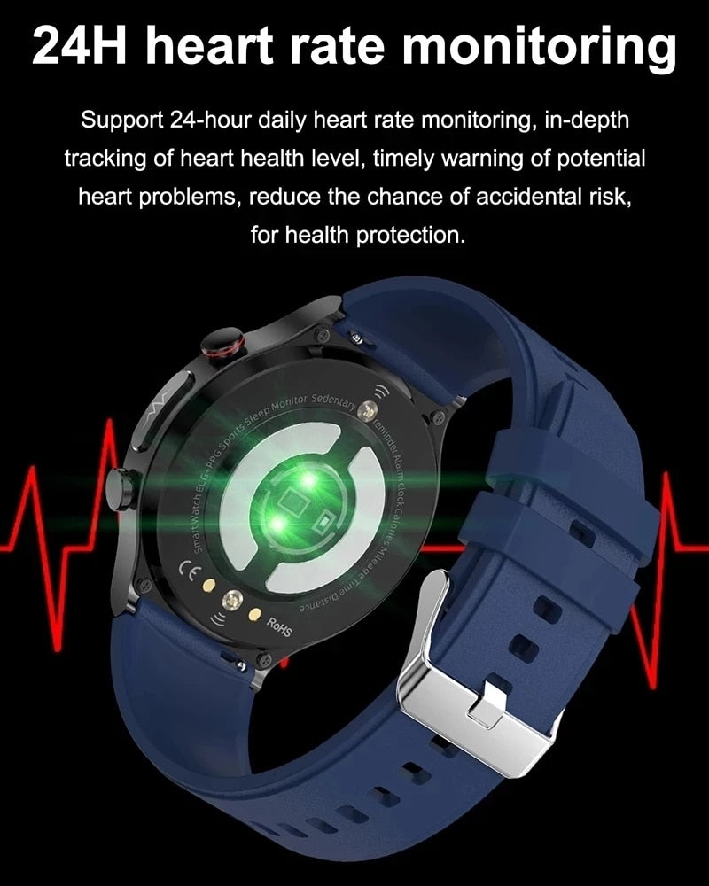 Painless Non-invasive Blood Sugar Smart Watch Men Laser Treatment