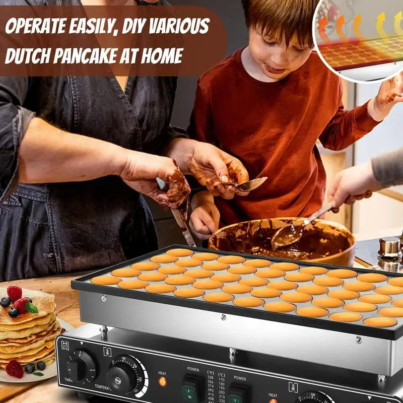 Electric Muffin Maker Timer Stainless Steel Non-Stick Pancakes