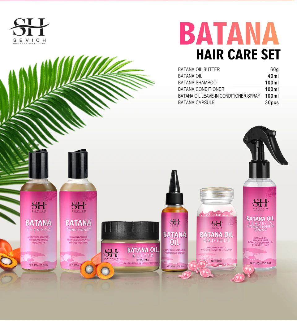 Hair Growth Set Batana Oil Fast Hair Growing Spray
