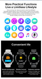 2025 New Smart Watch with ECG Men Blood Pressure Heart Rate Monitoring Sports Watch Bluetooth Call Health Smartwatch for Xiaomi