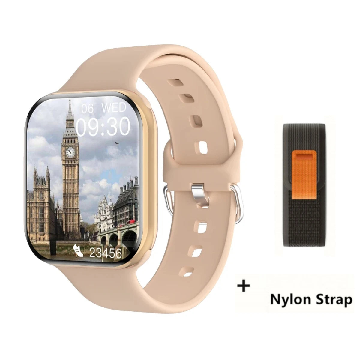 2025 GPS Smartwatch NFC Smart Watch Bluetooth Call Health Monitor Men Women Fitness Bracelet Series 10 for Android Apple Phone