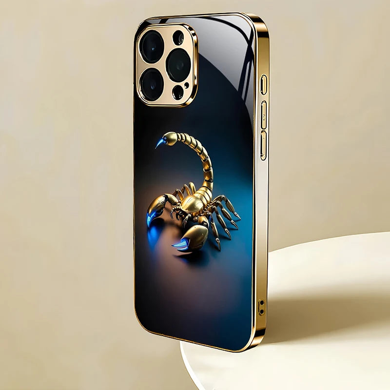 Paint Glass Phone Case For iPhone 17 16 15 14 13 12 11 Pro Max Plus 17 Air 16E Cover
