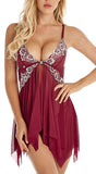 Sleepwear Sexy Lingerie Women Night Mini Dress Hot See