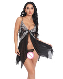 Sleepwear Sexy Lingerie Women Night Mini Dress Hot See