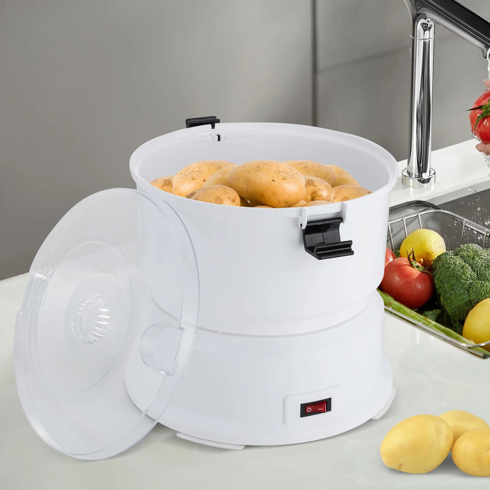 Automatic Peeler Spinner for Kitchens Restaurant Fast Food Shops
