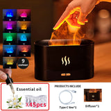 REUP Flame Aroma Diffuser Air Humidifier Ultrasonic Cool Mist Maker Fogger LED Essential Oil Jellyfish Difusor Fragrance Home