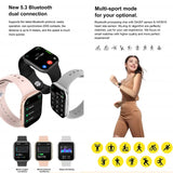 2025 GPS Smartwatch NFC Smart Watch Bluetooth Call Health Monitor Men Women Fitness Bracelet Series 10 for Android Apple Phone