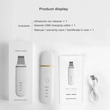 Ultrasonic skin scrubber facial ion cleaning vibrating