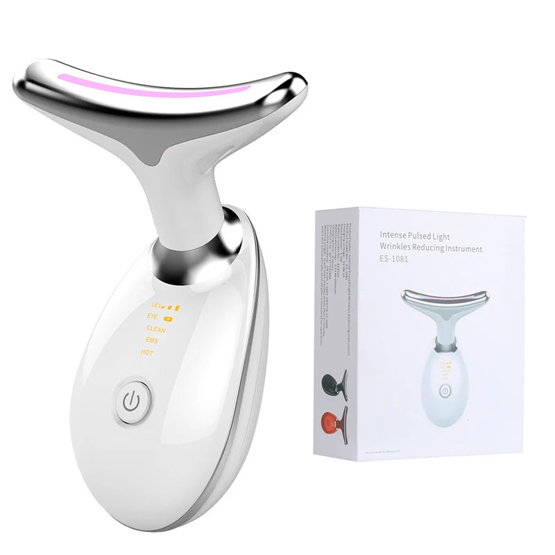 7 Colors LED Neck Face Massager Face Sculpting Tools