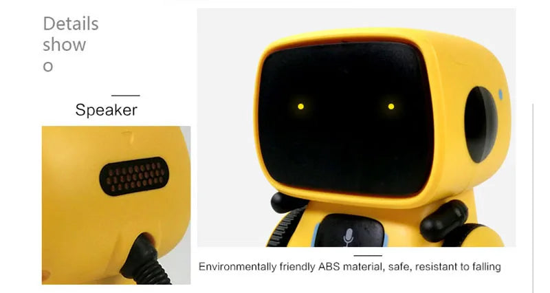 Emo Robot Smart Robots Dance Voice Command Sensor, Singing, Dancing, Repeating Robot Toy for Kids Boys and Girls Talkking Robots