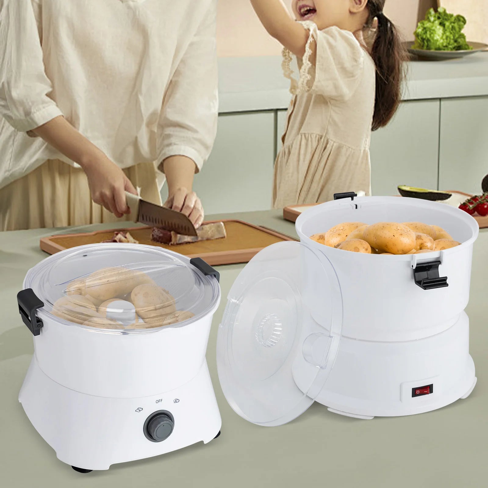 Automatic Peeler Spinner for Kitchens Restaurant Fast Food Shops