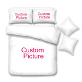 Red Rose Duvet Cover Set King Size, Red and White Comforter Cover