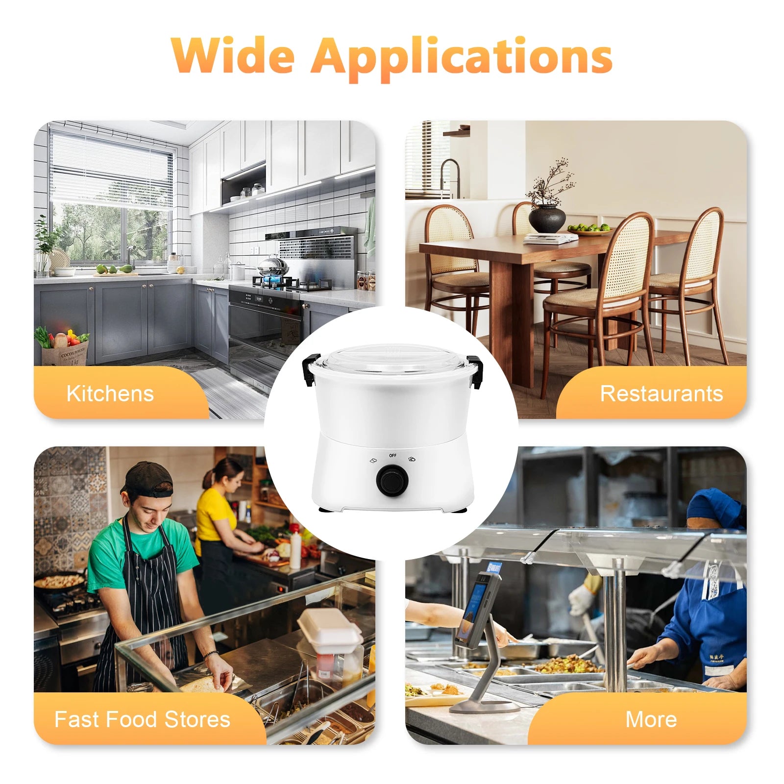 Automatic Peeler Spinner for Kitchens Restaurant Fast Food Shops