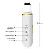 Ultrasonic skin scrubber facial ion cleaning vibrating