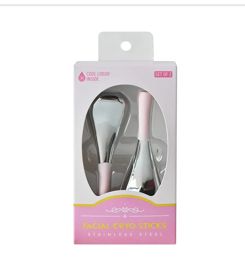 Mini 2Pcs Facial Cryo Sticks Skin Care Ice Globes