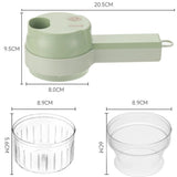 Electric Vegetable Cutter Multifunctional Food Processor
