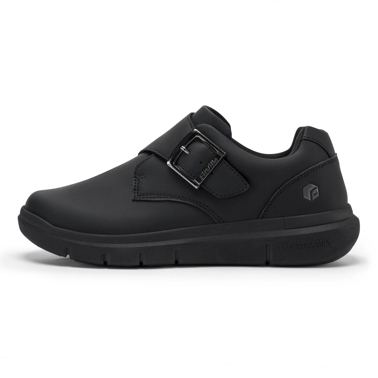 FitVille Men's Leather Shoes Wide Shoes for Swollen Feet Men's Diabetic Walking Shoes for Outdoor Business Walking Shoe