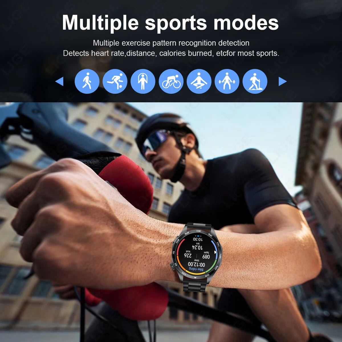2025 New Smart Watch with ECG Men Blood Pressure Heart Rate Monitoring Sports Watch Bluetooth Call Health Smartwatch for Xiaomi