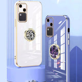 iphone17pro Case Luxury with Holder,Diamond Ring Case For iphone 17 Pro Max Air Shockproof Case iphone17 Cover with Lanyard