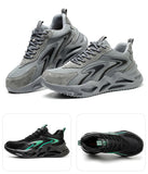 New 2023 Fashion Lightweight Security Protective Safety Wrok Shoes For Men Anti-smashing Sneakers Breathable Male Footwear
