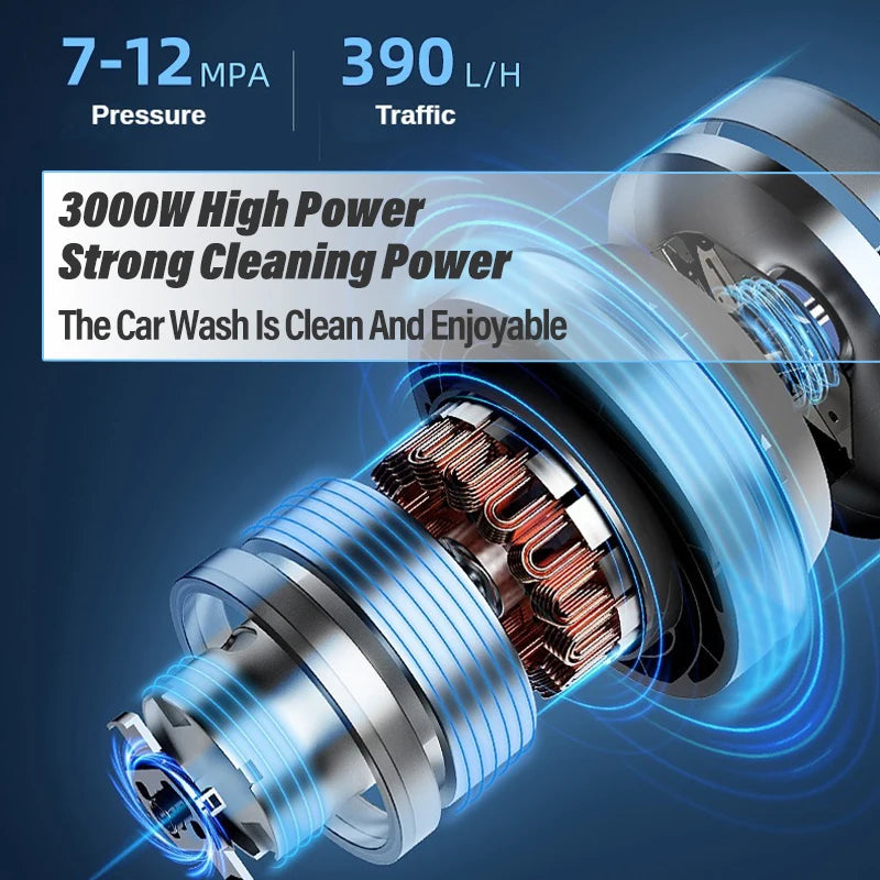 3000W Electric High Pressure Washer Powerful Car Wash