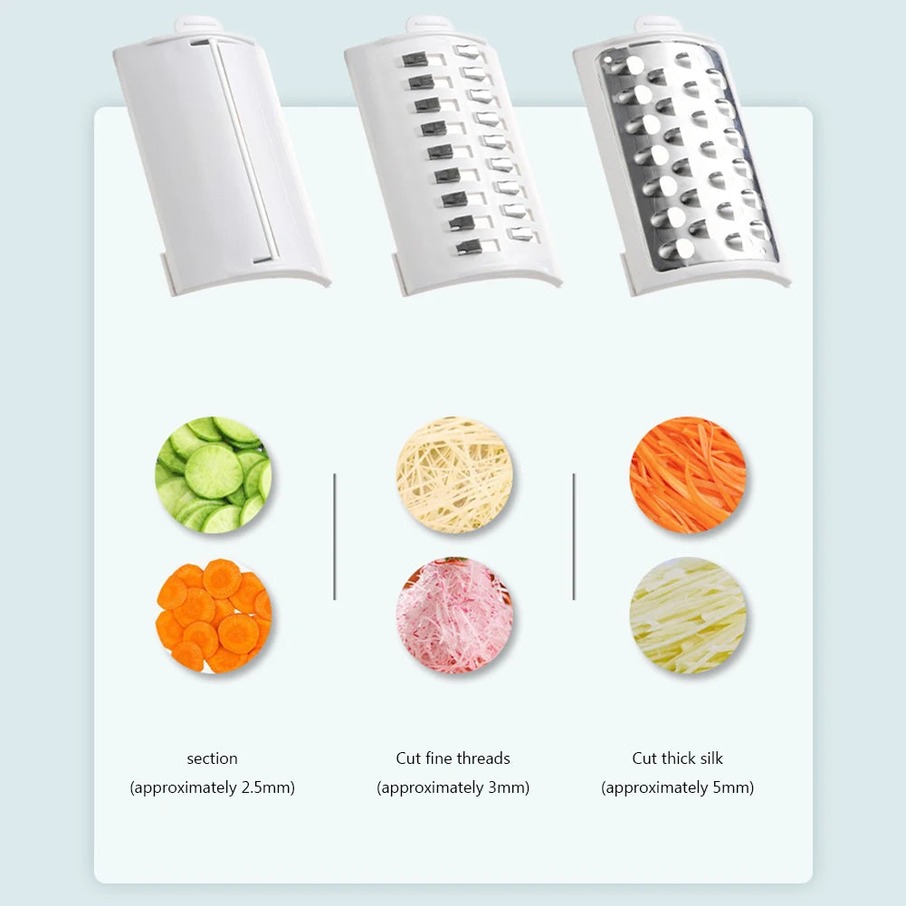 3-in-1 Electric Fruit Slicer Household Gadgets Multifunctional Fruit Cutter
