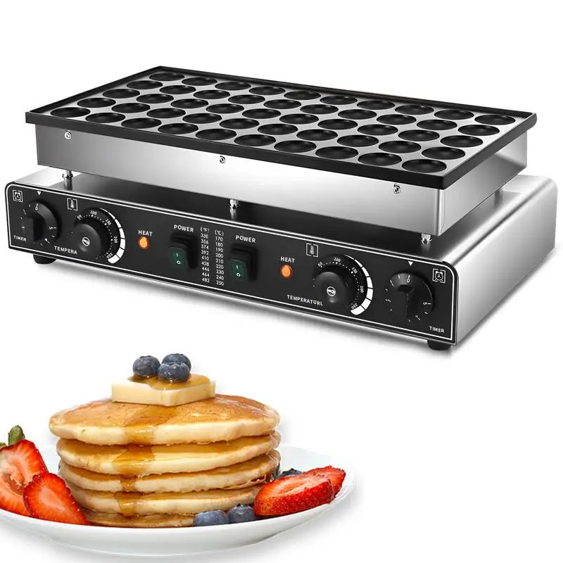 Electric Muffin Maker Timer Stainless Steel Non-Stick Pancakes