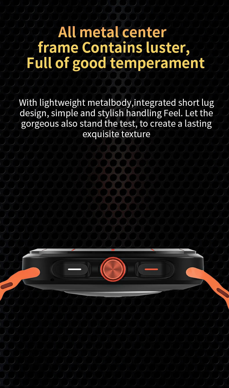 LAXASFIT Watch 7 Ultra Smartwatch Bluetooth Talk HD AMOLED Screen Fitness Tracker Health Monitoring Smartwatch for Android IOS